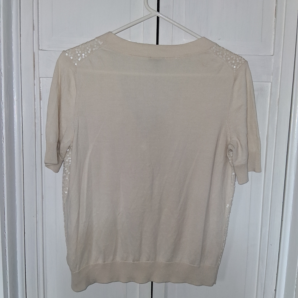 Talbots Ivory Knit Cardigan - Picture 7 of 9